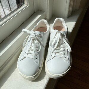Birkenstock White Bend Low Tennis Shoes - Size 36